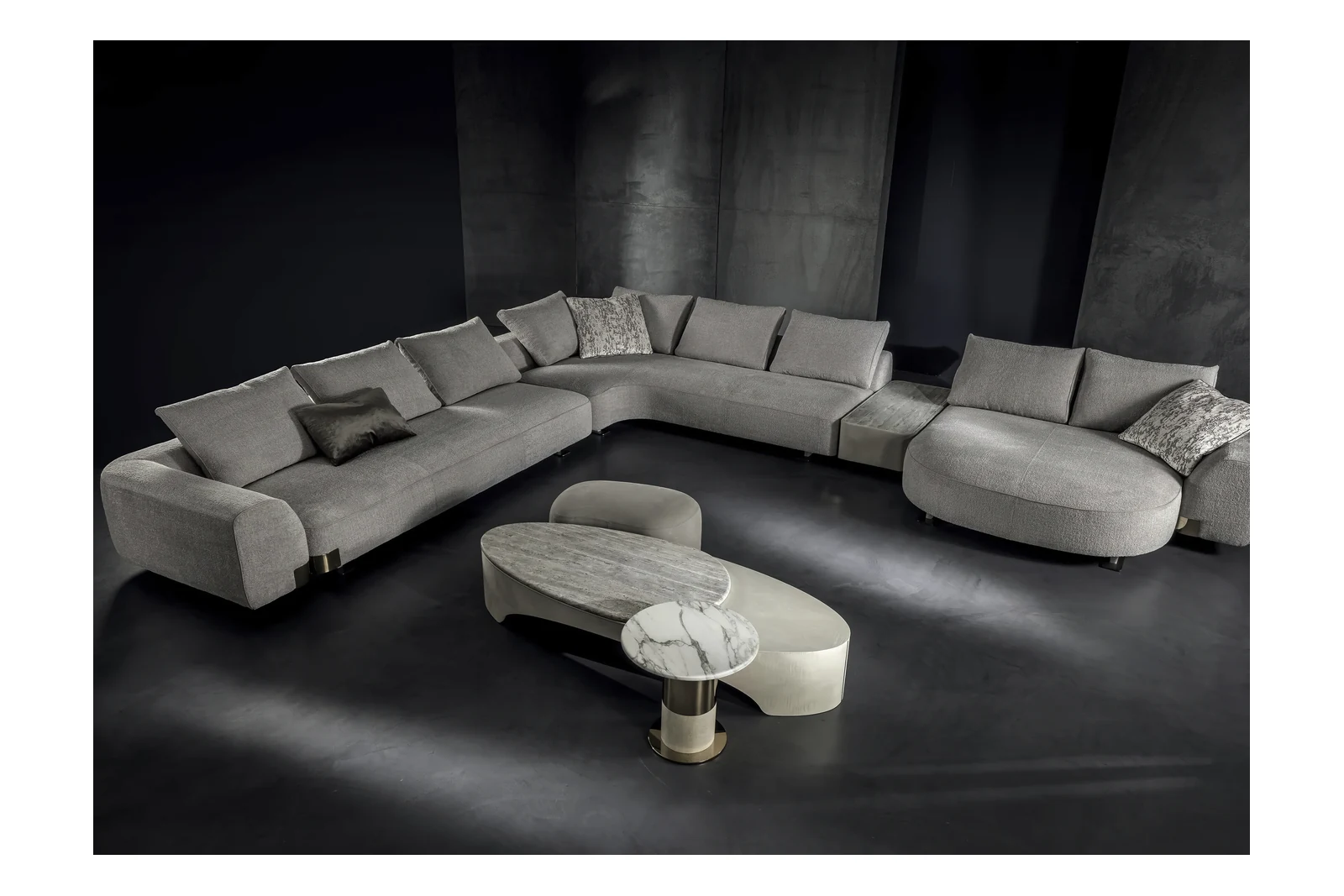 Custom sofa model SF107 from Foshan furniture manufacturer